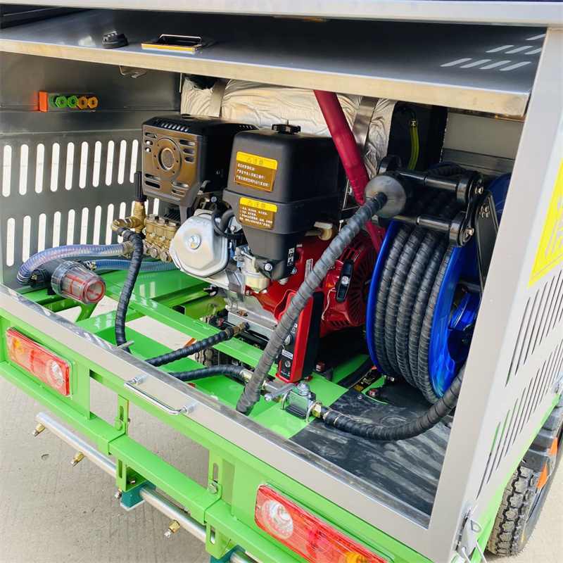 【产品推荐】坦洁环保 清洁物管 半封闭高压冲洗车CX700ADP（不锈钢箱体）(图7)