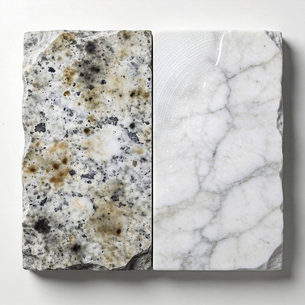 大理石上的茶渍、果汁、墨水等色素污染怎么清洗？