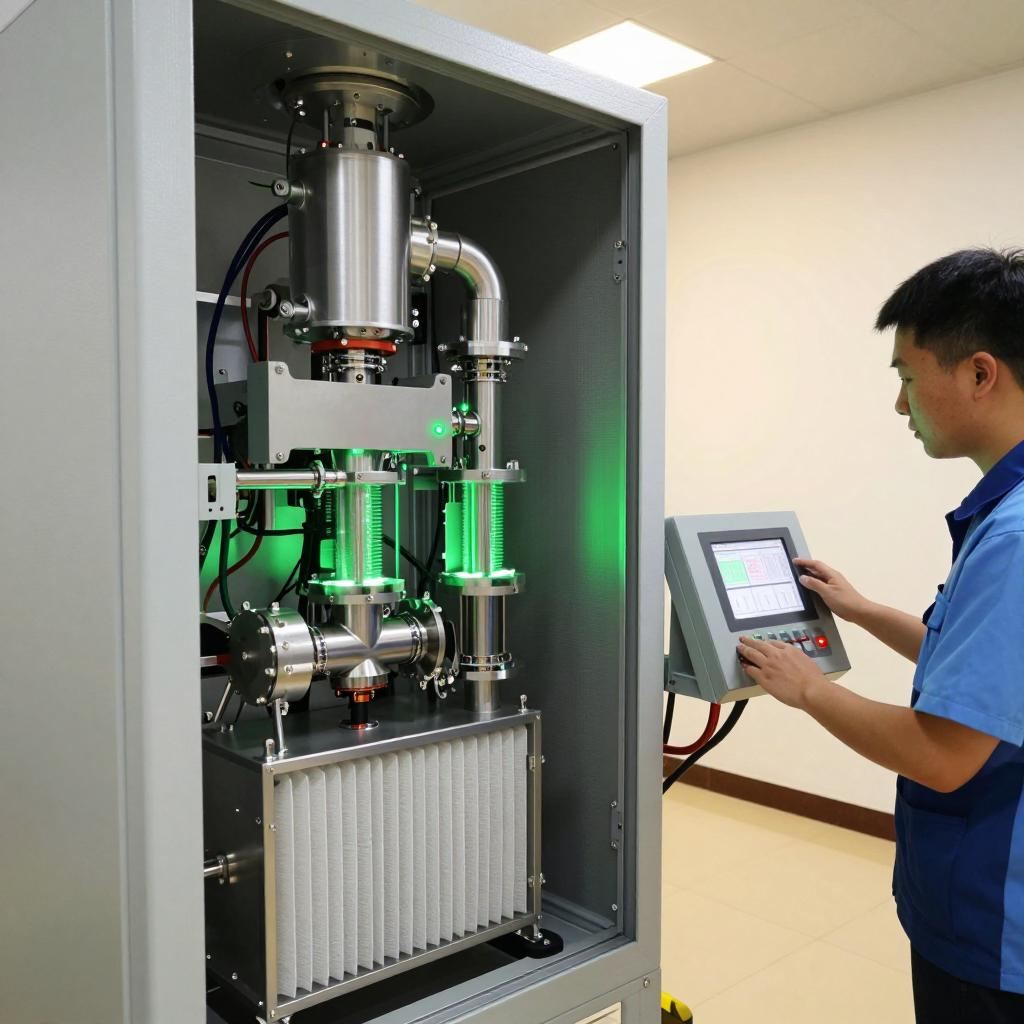 世界最大空气净化器在京测试 1小时净化3万立方